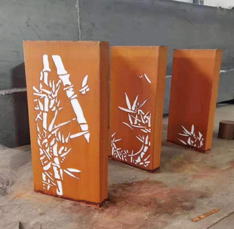 噶尔锈钢板灯箱