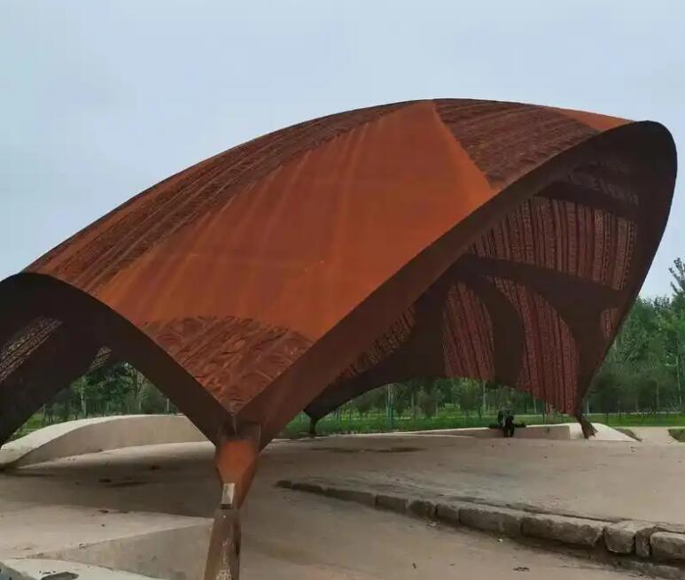 噶尔耐候钢幕墙案例